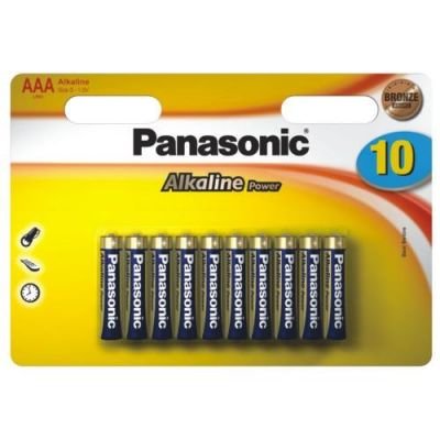 Panasonic ALKALINE POWER AAA, LR03APB/10BW, blistr 10ks
