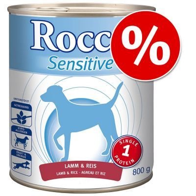 24 x 800 g Rocco Sensitive za skvělou cenu! - Krůta & Brambory
