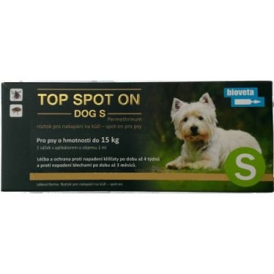 Top spot on Dog S 1x1ml(do 15kg)