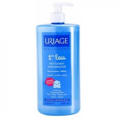 Uriage 1érs Soins Bébés čisticí voda na tělo a obličej (Face-Body-Nappy Area) 1000 ml + expresní doprava Uriage URI1SBD_KCLT20