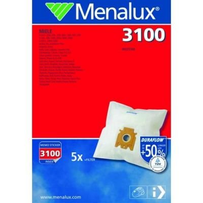 Menalux 3100 Sáčky do vysavače syntetické (typ Miele FJM a Hoover H60) 5ks