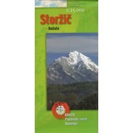 Geodetski Storžič, Košuta 1:25 000 turistická mapa