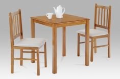 Jídelní set stůl 70x70 + 2 židle 1+2 dub JAGUAR OAK Autronic