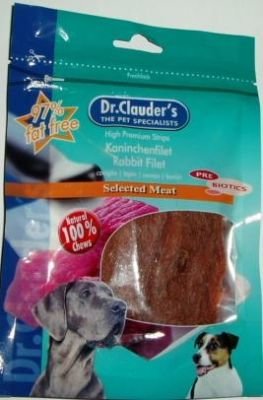 Dr.Cl.Dog suš.králičí filety 80g/10