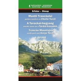 DIMAP Muntii Trascaului sever, rokle Turzii 1:50 000 turistická mapa