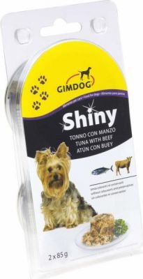 Gimpet Shiny tuňák & hovězí 2 x 85 g