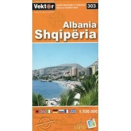 Vektor 303 Albánie 1:530 000 automapa