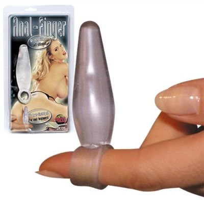 Anální kolík s návlekem na prst - Anal Finger