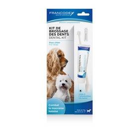 Zubní pasta Francodex Dental Kit 70 g + kartáček pes