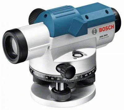 Optický nivelační přístroj Bosch GOL 20 D + měřící lať, stativ Professional, 061599404R