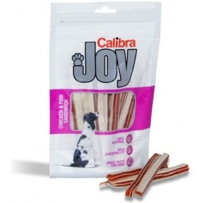 Calibra 80g Joy Dog Chicken+Fish sandwich 14ks/bal.