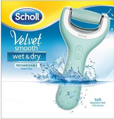 Scholl Velvet Smooth Elektrický pilník na chodidla do vody WET&DRY