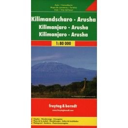 Freytag a Berndt Kilimandžáro, Aruša 1:80 000 automapa/turistická mapa