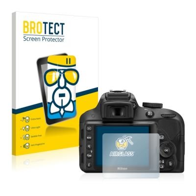 AirGlass Premium Glass Screen Protector Nikon D3300