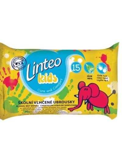 LINTEO BABY Vlhčené ubrousky LINTEO Kids - školní