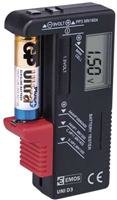 Tester baterii EMOS AA,AAA,C,D,9V, knoflíkové