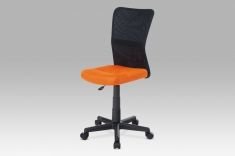 Kancelářská židle KA-2325 ORA  oranžová / černá Autronic