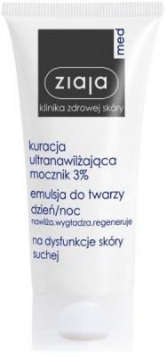 Ziaja Med 3% Urea ultrahydratační emulze na tvář na den a noc 50 ml