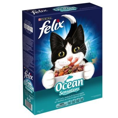 Felix Ocean Sensations s rybím masem - 2 kg
