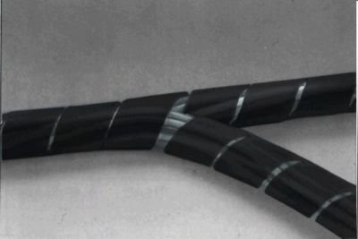 Páska spirálová k organizaci kabeláže 7,5-60mm 10m ČERNÁ