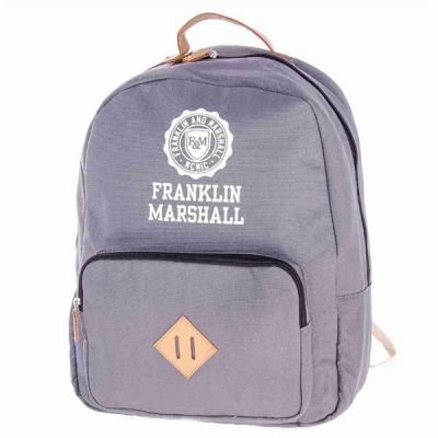 batoh FRANKLIN & MARSHALL - Classic backpack - grey solid (04)