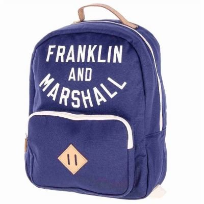 batoh FRANKLIN & MARSHALL - Varsity backpack - dark blue solid (25)