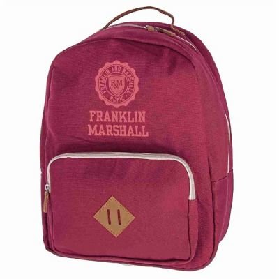 batoh FRANKLIN & MARSHALL - Classic backpack - bordeaux solid (30)