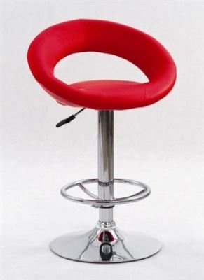 Barová židle H-15, červená