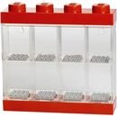 LEGO Mini Figure Display (8 Minifigures) - Bright Red