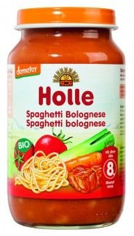 Holle Bio dětská přesnídávka špagety bolognese