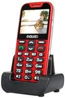 Mobilní telefon Evolveo EVOLVEO EasyPhone XD pro seniory - červený