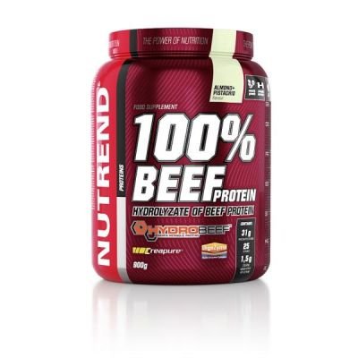 Nutrend 100% Beef Protein 900 g příchuť: mandle+pistácie