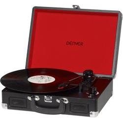 Kufříkový USB gramofon Denver VPL-120, černá