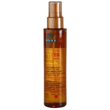 Nuxe Sun opalovací olej na obličej a tělo SPF 10 (Anti-Aging Cellular Protection) 150 ml
