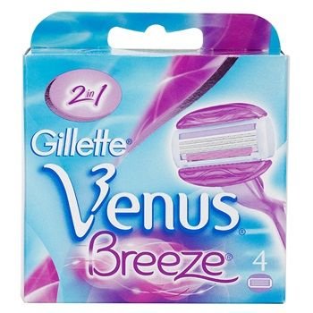 Gillette Venus Breeze náhradní břity 4 ks (2in1 Spare Blades) 4 Ks