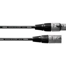 Mikrofonní kabel Cordial REAN XLR-F/XLR-M 1 m 1 m černá XLR (F) / XLR (M)
