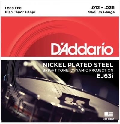 D´Addario Irish Tenor Banjo Strings Nickel 12-36