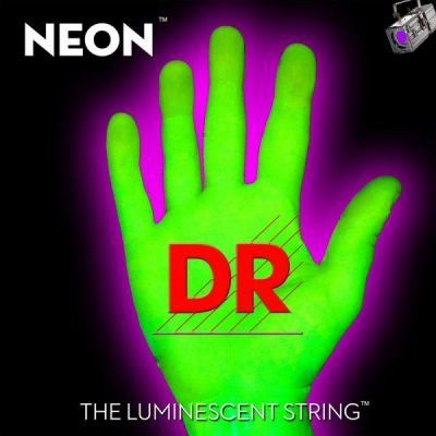DR Strings DR Neon Green Bass 5 String Medium