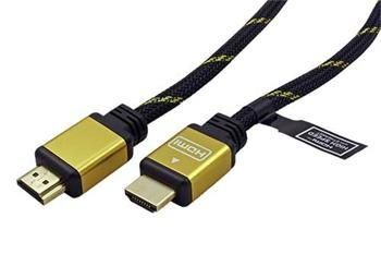 Roline Gold High Speed HDMI kabel s Ethernetem, 4K, HDMI M - HDMI M, zlacené konektory, 15m