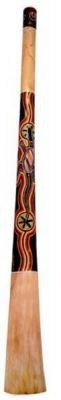 Terre Teak Wood Didgeridoo Painted 130 cm