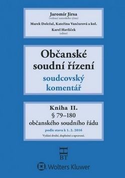 Občanské soudní řízení Kniha II. - Jaromír Jirsa