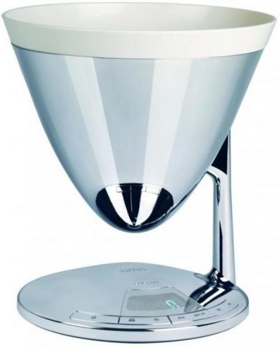 Kuchyňská váha a minutka Uma chrom, Bugatti