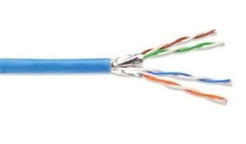 DIGITUS CAT 6A U-FTP Kabel 4x2,drát AWG23, LSOH, modrý, 305m