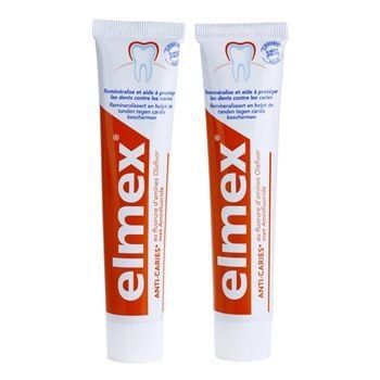 Elmex Caries Protection zubní pasta chránící před zubním kazem duo 2 x 75 ml