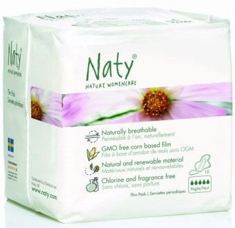 Dámské vložky Naty Nature Womencare - noční 10ks