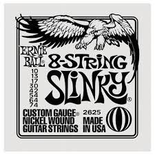 Ernie Ball 2625 Slinky 8 string Nickel Wound