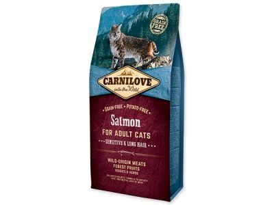 CARNILOVE Salmon Adult Cats Sensitive and Long Hair 6kg