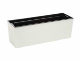 Truhlík BEGONIA PROUTÍ plastový béžový 56x19x19cm
