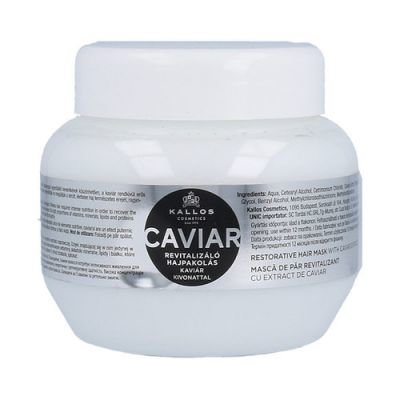 Kallos Caviar Restorative Hair Mask 275ml Maska na vlasy   W Pro lesk a hebkost vlasů