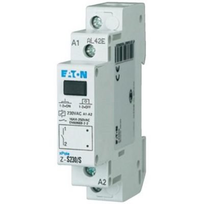 Impulsní spínač na DIN lištu Eaton 265262, 16 A, 250 V